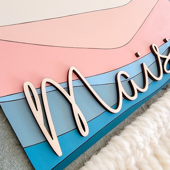 Custom Nursery Baby Signs - Picture 3 of 5